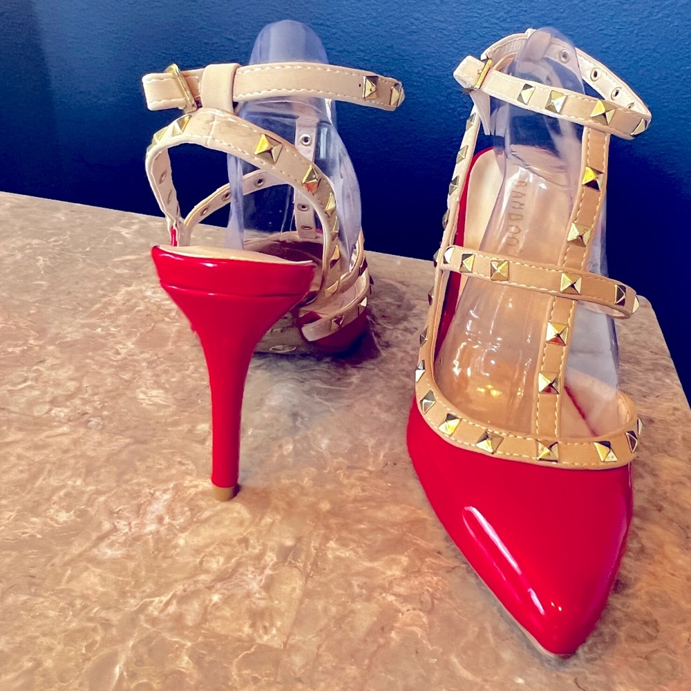 Never Worn Studded Heels